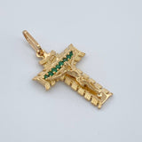Dije Cruz Cristo Milagroso 2.15gr / 2.5cm / Oro Amarillo 18K %