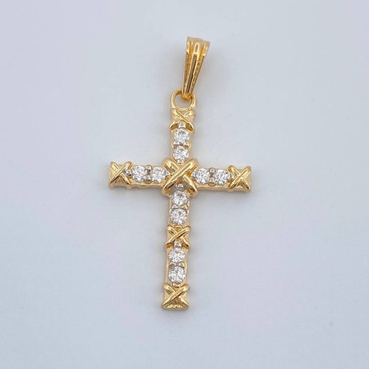 Dije Cruz  1.8gr / 3cm / Oro Amarillo 18K %