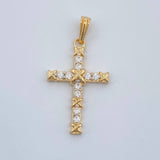 Dije Cruz  1.8gr / 3cm / Oro Amarillo 18K %