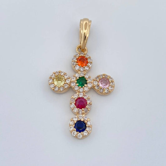 Dije Cruz Tupida 2.7gr / 3.2cm / Oro Amarillo 18K %