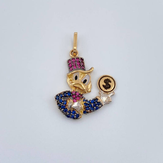 Dije Pato Inspirado 2.45gr / 2.6cm / Tres Oros 18K %