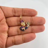 Dije Pato Inspirado 2.45gr / 2.6cm / Tres Oros 18K %