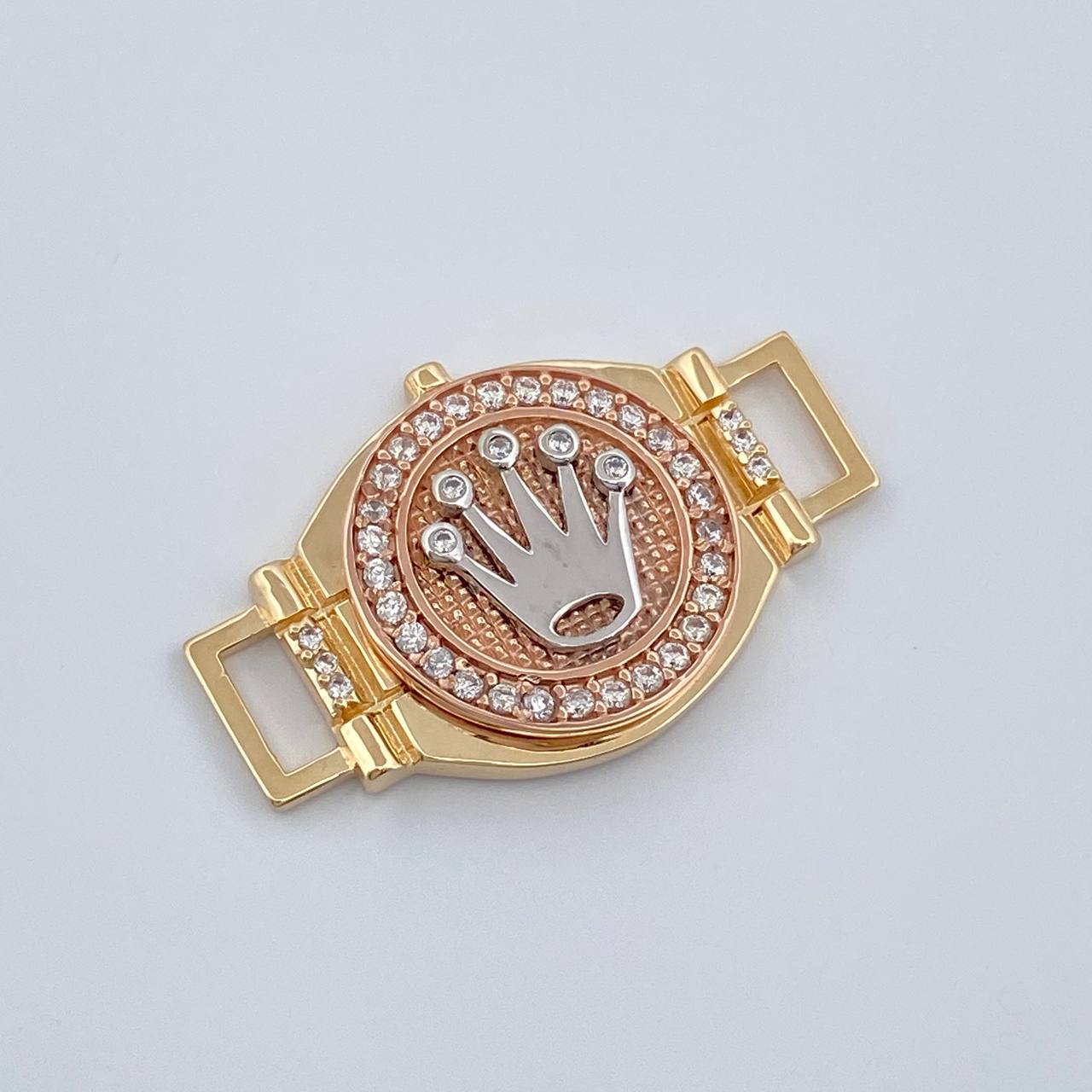 Herraje Corona Cinturon 4.2gr / 2.9cm / Tres Oros 18K %