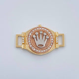Herraje Corona Cinturon 4.2gr / 2.9cm / Tres Oros 18K %