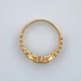 Anillo Corona Corazones 2.65gr / T7 / Oro Amarillo 18K %