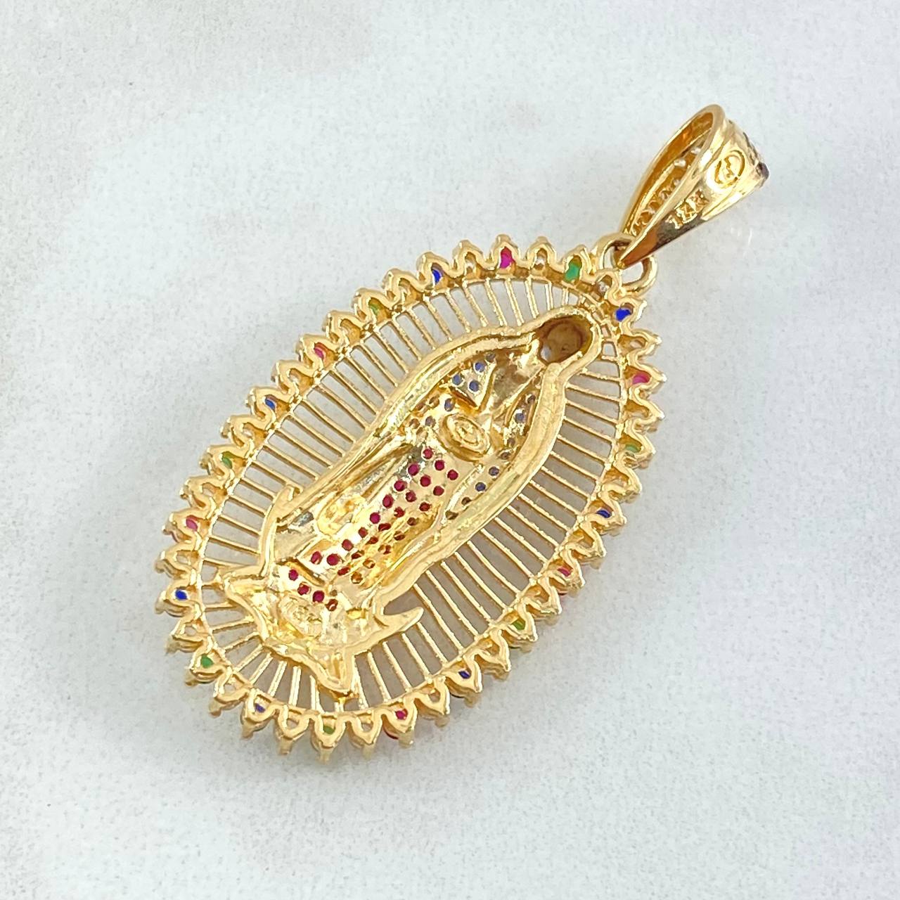 Dije Virgen Guadalupe Filigrana 7gr / 4.3cm / Oro 18K *