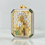 Dije Cuadro San Judas Tadeo 13.85gr / 4.7cm / Oro 18K *