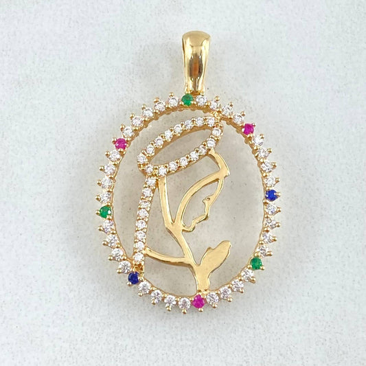 Dije Virgen Maria 2.65gr / 3cm / Oro 18K *