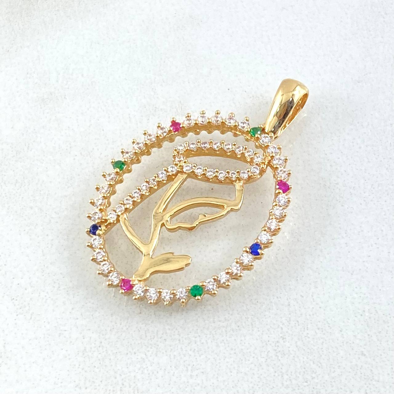 Dije Virgen Maria 2.65gr / 3cm / Oro 18K *