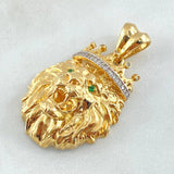 Dije Rostro León 12.85gr / 4cm / Oro 18K *