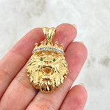 Dije Rostro León 12.85gr / 4cm / Oro 18K *