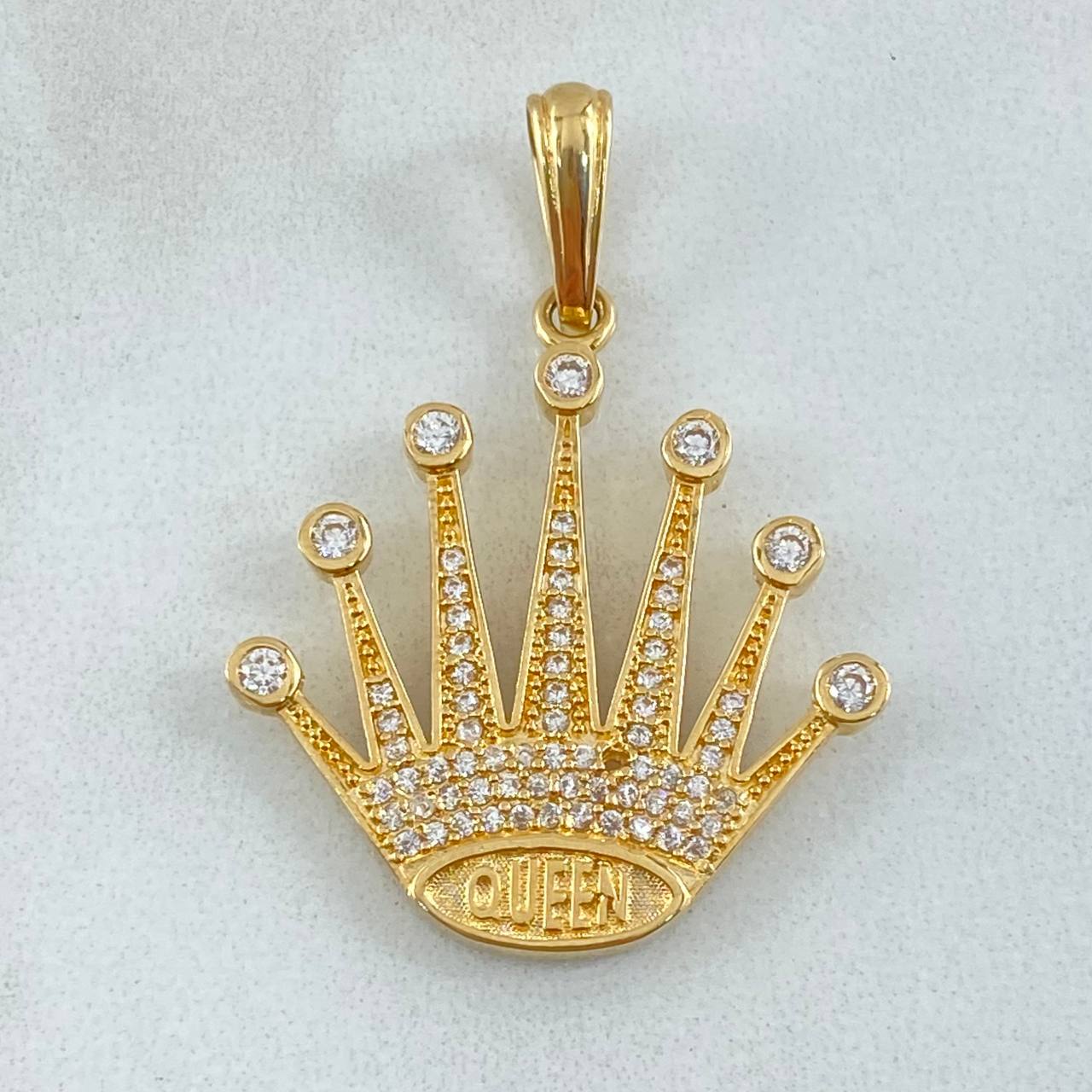 Dije Corona 4.7gr / 3.5cm / Oro 18K *