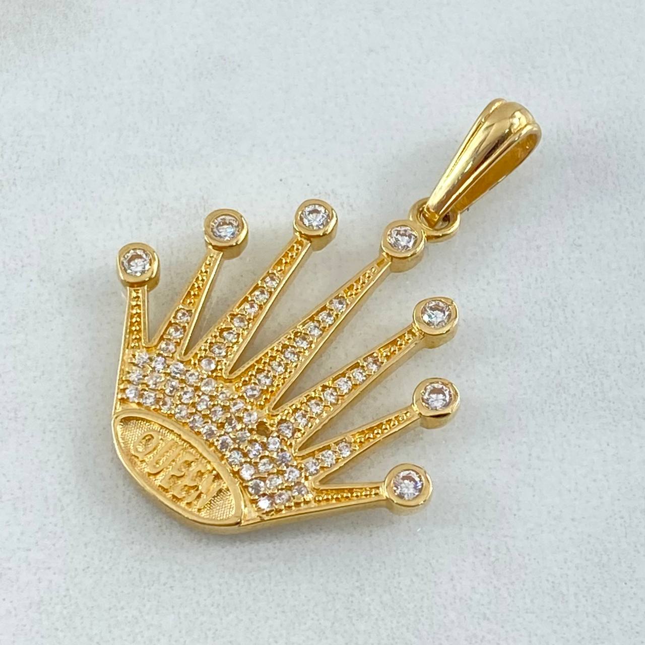 Dije Corona 4.7gr / 3.5cm / Oro 18K *