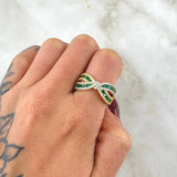 Anillo Moño Infinito 5.65gr / T7 3/4 / Oro 18K *