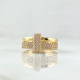 Anillo Argollas Par Movil 4.35gr / T5 3/4 / Oro 18K *
