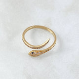 Anillo Serpiente 2.1gr / T7 1/4 / Oro 18K *