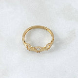 Anillo Cubano Parcial 1.6gr / T5 3/4 / Oro 18K *