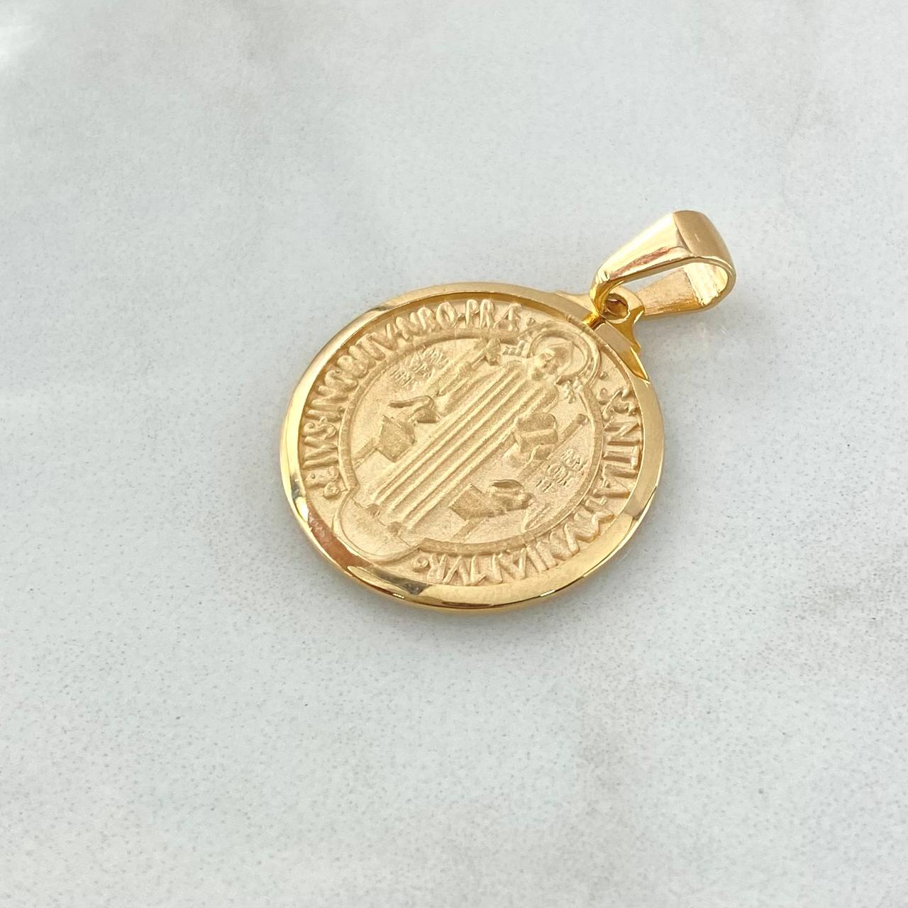 Dije San Benito 4.85gr / 3cm / Oro 18K *