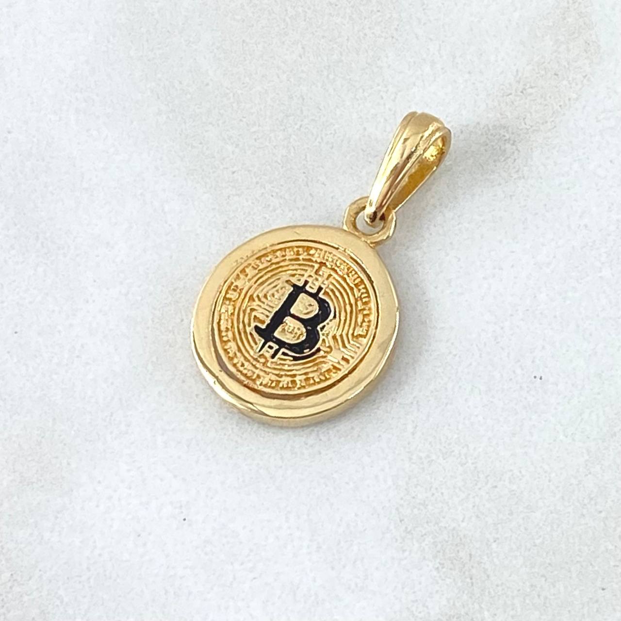 Dije Moneda 2.4gr / 2.5cm / Oro 18K *