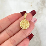 Dije Moneda 2.4gr / 2.5cm / Oro 18K *