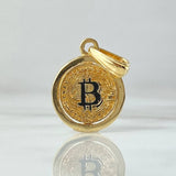 Dije Moneda 2.4gr / 2.5cm / Oro 18K *