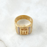 Anillo R Coronado 6.65gr / T10 / Oro 18K *