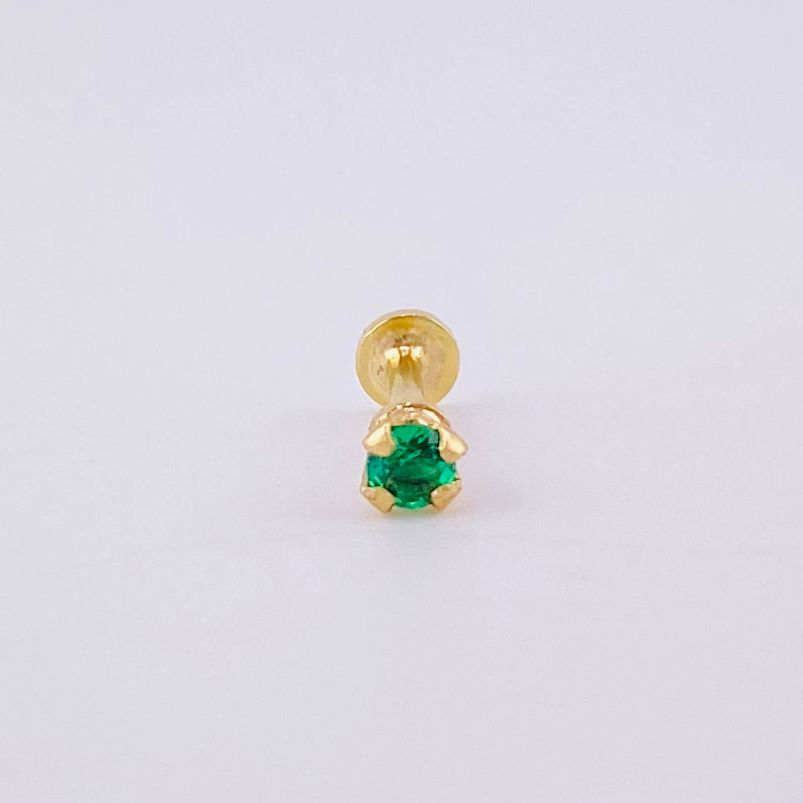 Piercing Chispa Circulo 0.35g / 1cm Oro Amarillo 18K