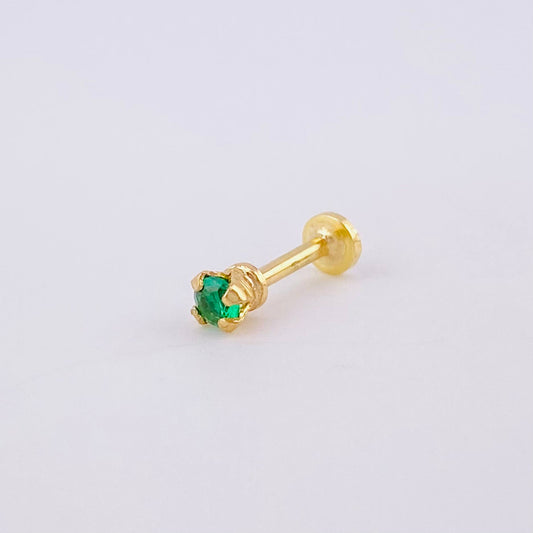 Piercing Chispa Circulo 0.35g / 1cm Oro Amarillo 18K