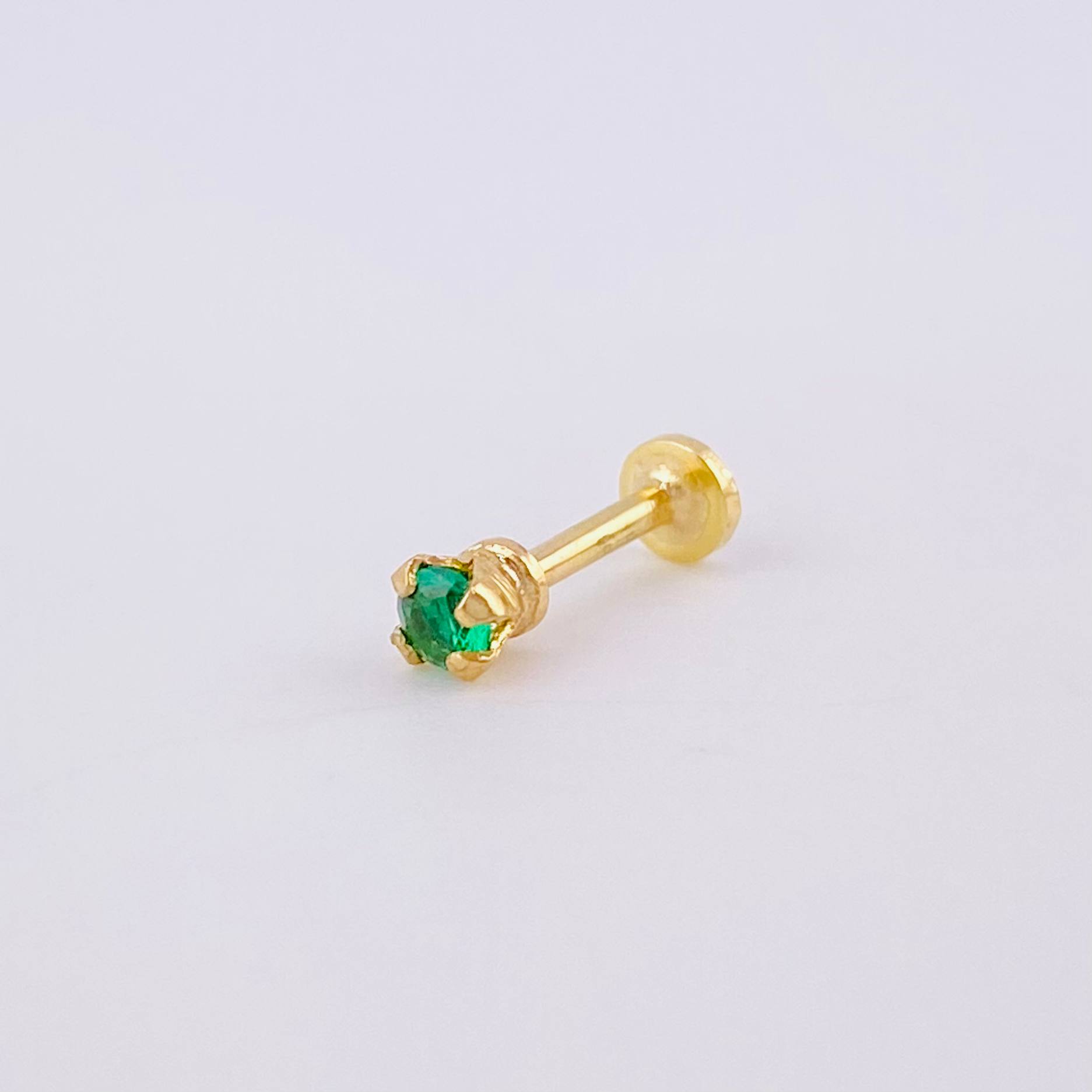 Piercing Chispa Circulo 0.35g / 1cm Oro Amarillo 18K