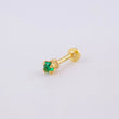Piercing Chispa Circulo 0.35g / 1cm Oro Amarillo 18K