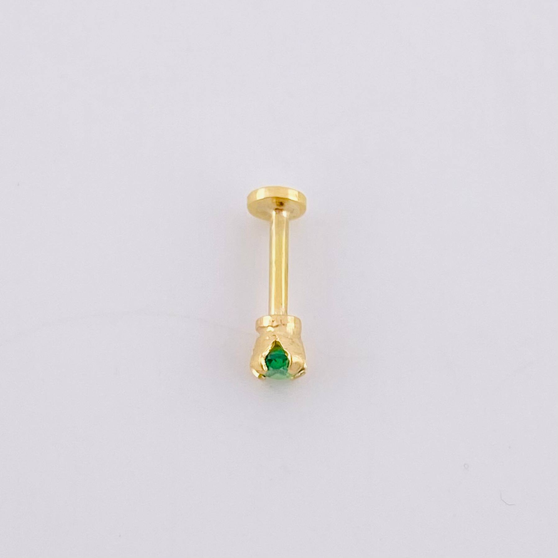 Piercing Chispa Circulo 0.35g / 1cm Oro Amarillo 18K
