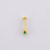 Piercing Chispa Circulo 0.35g / 1cm Oro Amarillo 18K