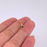 Piercing Chispa Circulo 0.35g / 1cm Oro Amarillo 18K