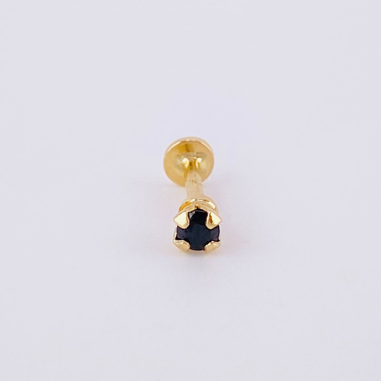 Piercing Chispa Circulo 0.35g / 1.1cm Oro Amarillo 18K