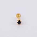 Piercing Chispa Circulo 0.35g / 1cm Oro Amarillo 18K