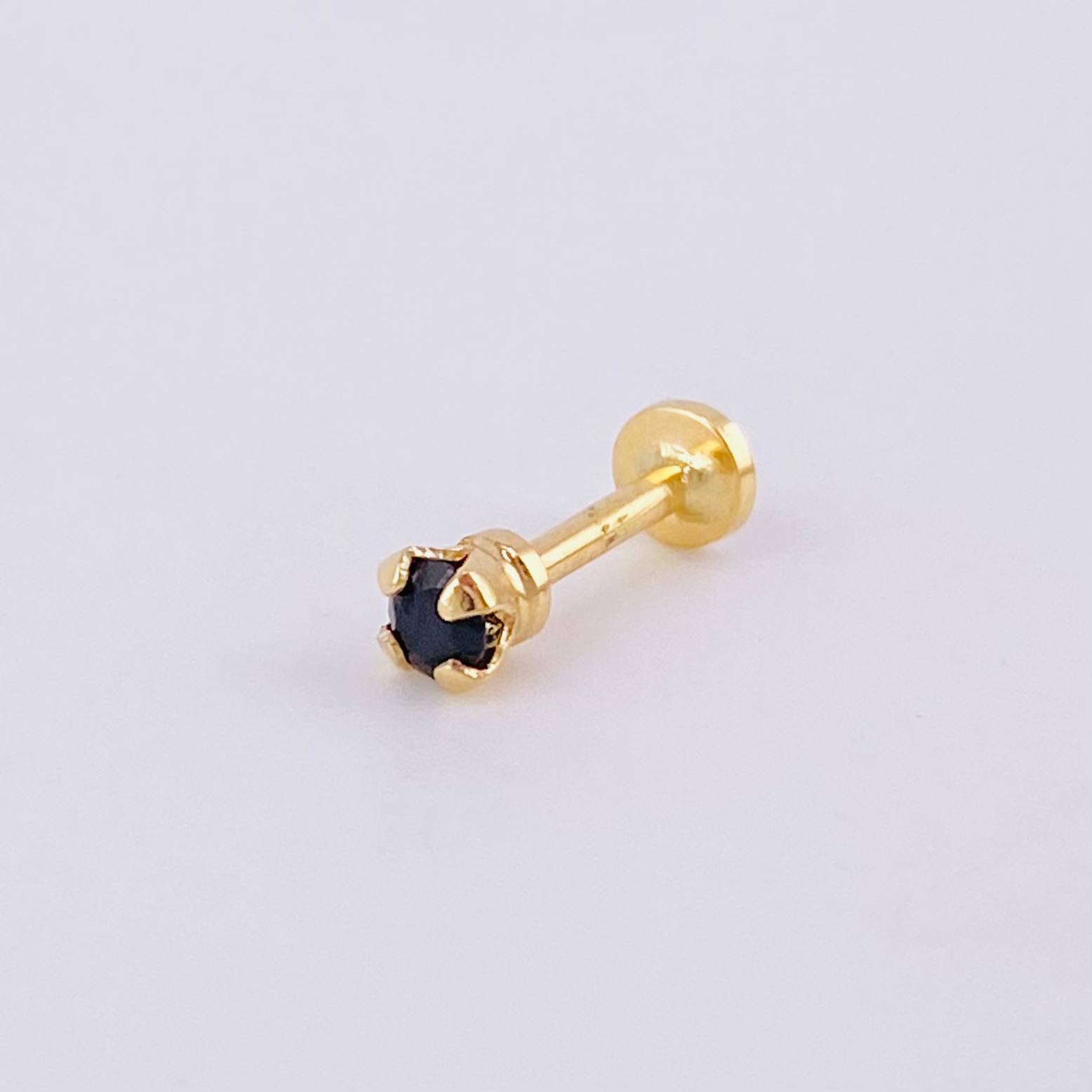 Piercing Chispa Circulo 0.35g / 1cm Oro Amarillo 18K