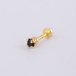Piercing Chispa Circulo 0.35g / 1cm Oro Amarillo 18K