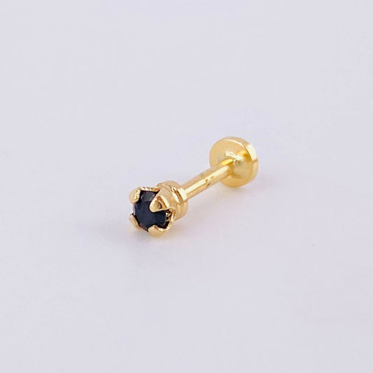 Piercing Chispa Circulo 0.35g / 1.1cm Oro Amarillo 18K