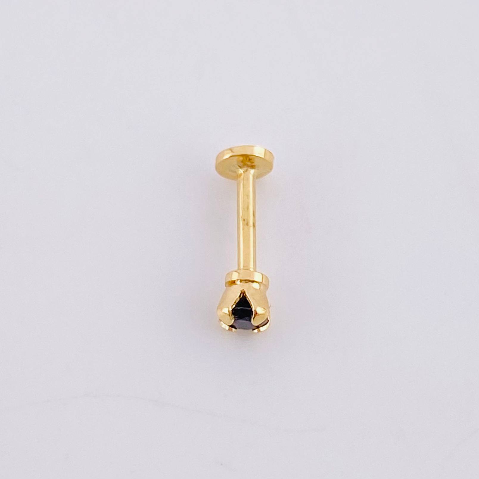 Piercing Chispa Circulo 0.35g / 1cm Oro Amarillo 18K