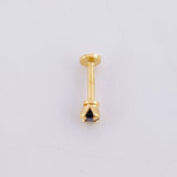 Piercing Chispa Circulo 0.35g / 1cm Oro Amarillo 18K