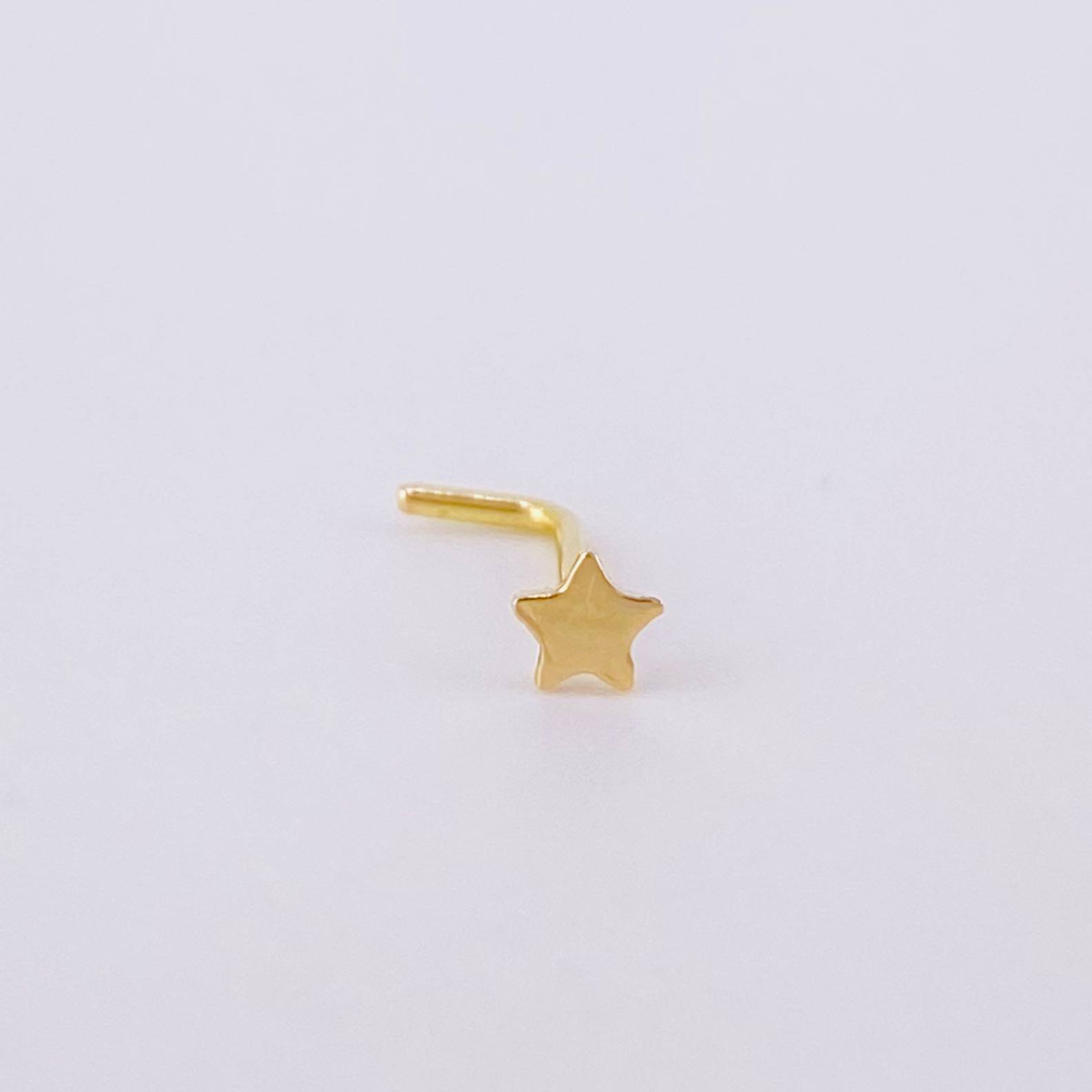Piercing Chispa Estrella 0.1g / 0.9cm Oro Amarillo 18K