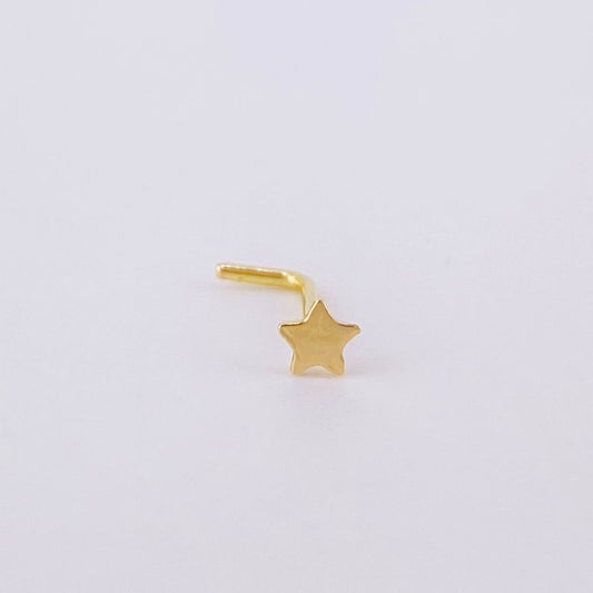 Piercing Chispa Estrella 0.1g / 0.9cm Oro Amarillo 18K