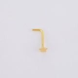 Piercing Chispa Estrella 0.1g / 0.9cm Oro Amarillo 18K