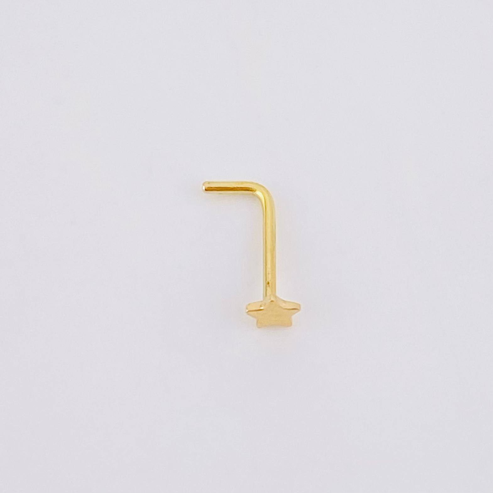 Piercing Chispa Estrella 0.1g / 0.9cm Oro Amarillo 18K
