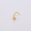 Piercing Chispa Corazón 0.15g / 1cm Oro Amarillo 18K