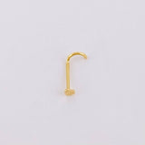 Piercing Chispa Corazón 0.15g / 1cm Oro Amarillo 18K