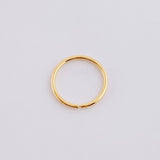 Piercing Aro Liso 0.2g / 1cm Oro Amarillo 18K
