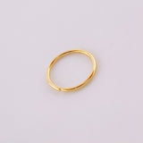 Piercing Aro Liso 0.2g / 1cm Oro Amarillo 18K