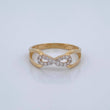 Anillo Infinito 1.9gr / T7 / Dos Oros Amarillo Blanco 18K %