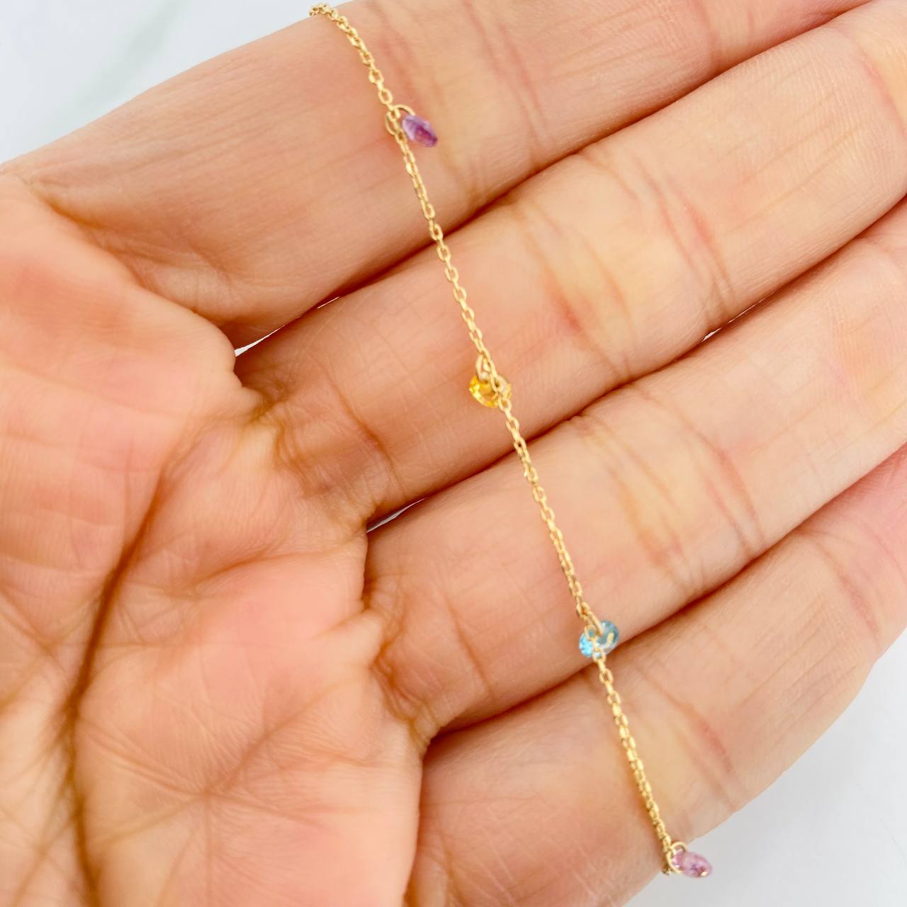 Pulso Modulable Aro Seguido 1.2g / 17cm - 20cm / 0.8mm Oro Amarillo 18K